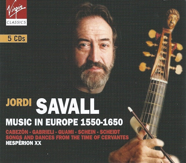Jordi Savall, Hespèrion XX : Music In Europe 1550-1650 (5xCD, RP + Box, Comp)