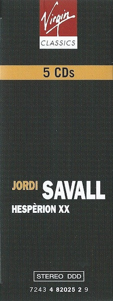 Jordi Savall, Hespèrion XX : Music In Europe 1550-1650 (5xCD, RP + Box, Comp)
