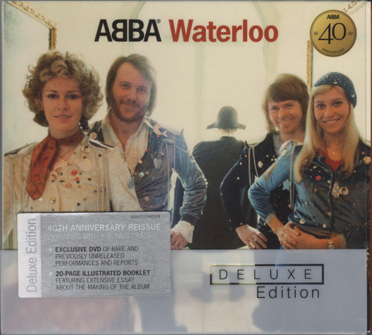 ABBA : Waterloo (CD, Album, RE, RM + DVD-V, NTSC + Dlx, 40t)