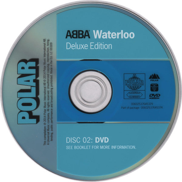 ABBA : Waterloo (CD, Album, RE, RM + DVD-V, NTSC + Dlx, 40t)