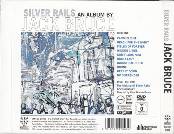 Jack Bruce : Silver Rails (CD, Album + DVD-V + Dlx, Ltd)