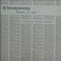 DJ BoozyWoozy : Booze It Up (12", Ltd, Smplr)