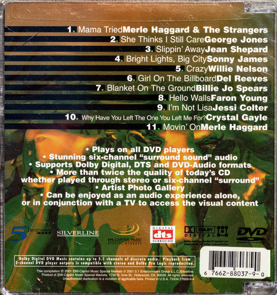 Various : Inside The Music - Classic Country (DVD-A, Comp, Multichannel)