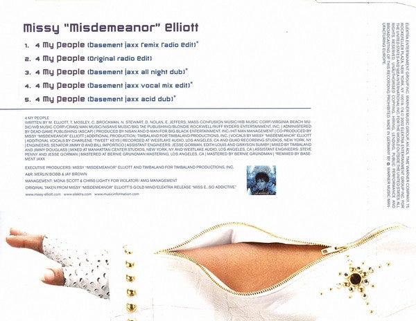 Missy Elliott : 4 My People (CD, Maxi)