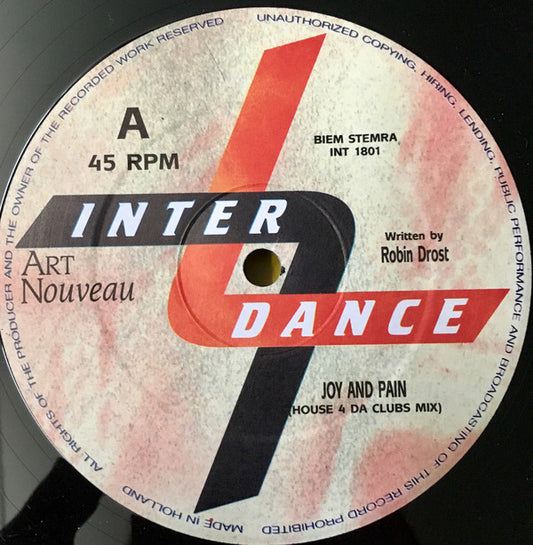 Art Nouveau (7) : Joy And Pain (12", Maxi)
