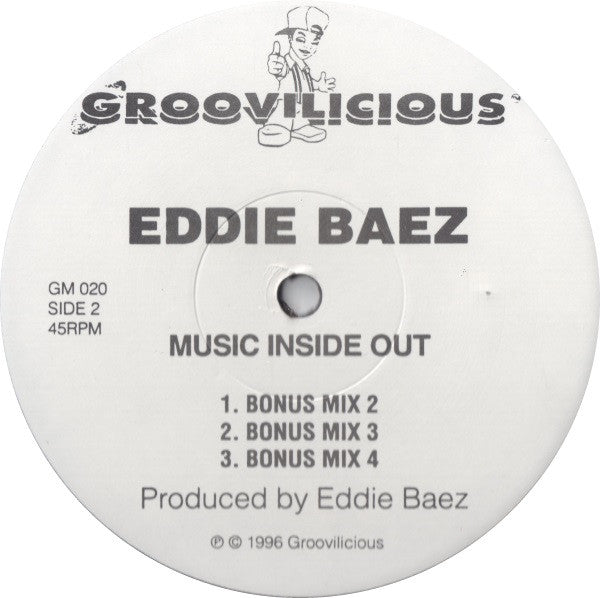 Eddie Baez : Music Inside Out (12", Promo)