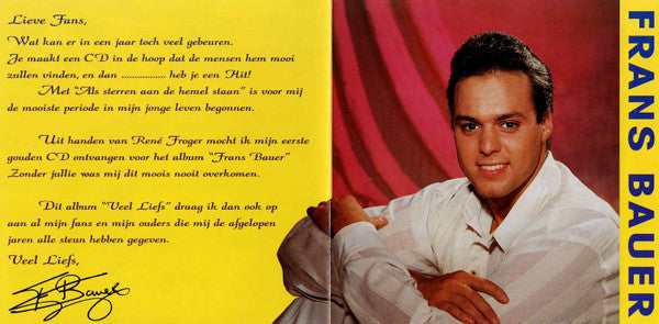 Frans Bauer : Veel Liefs (CD, Album)