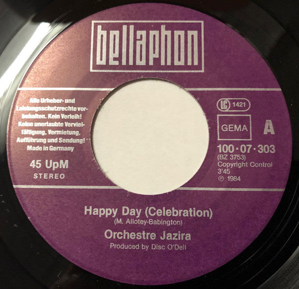 Orchestre Jazira : Happy Day (7", Single)