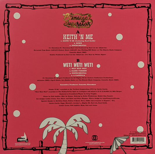 Princess Superstar : Keith 'N Me / Wet! Wet! Wet! (12")
