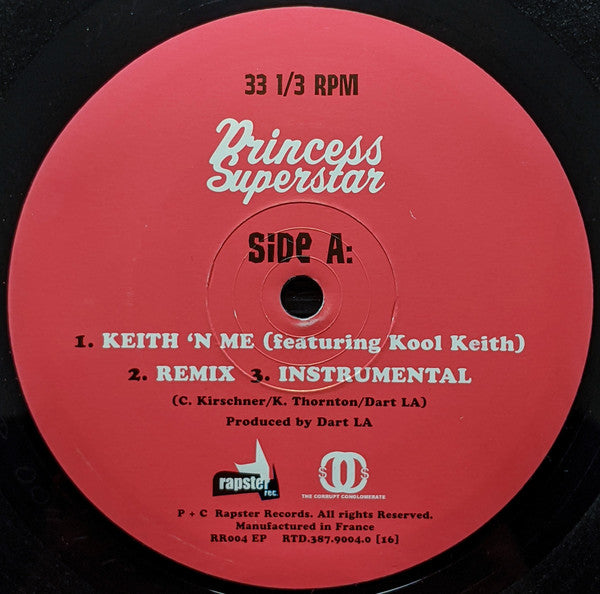 Princess Superstar : Keith 'N Me / Wet! Wet! Wet! (12")