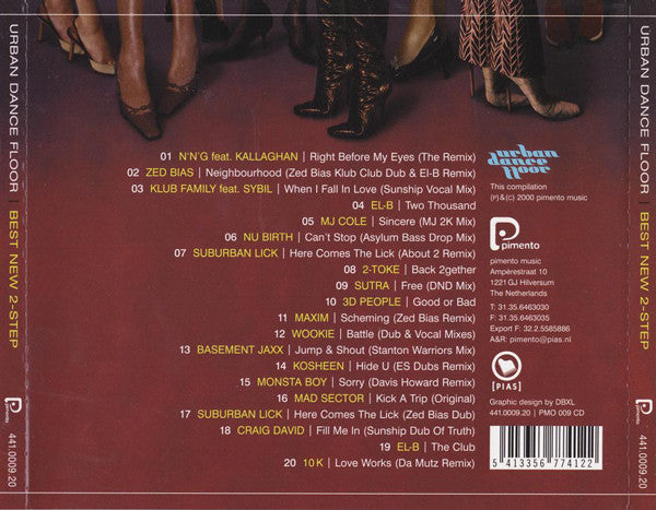 Groovemaster Johnson : Urban Dance Floor (Best New 2-Step) (CD, Comp, Mixed)