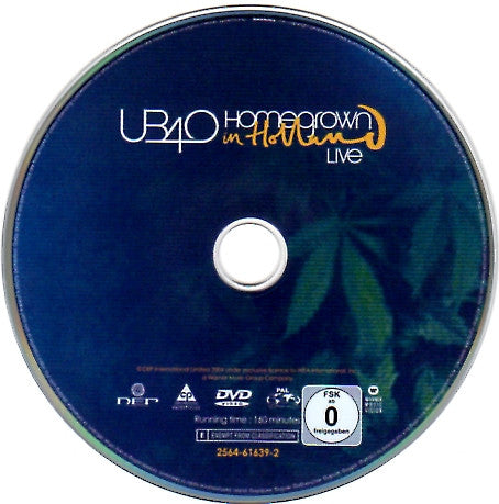 UB40 : Homegrown In Holland Live (DVD-V, Copy Prot., Multichannel, PAL, dts)