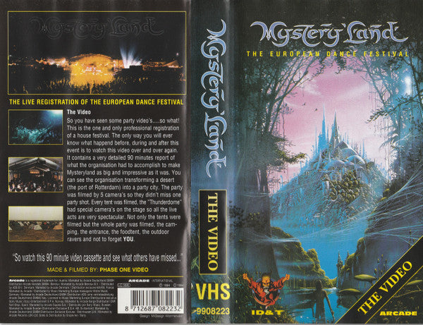 Various : Mystery Land - The Video (VHS, PAL)