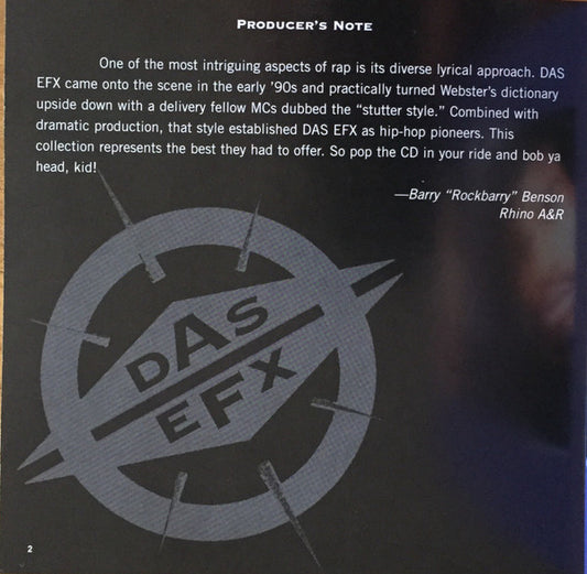 Das EFX : The Very Best Of Das EFX (CD, Comp)