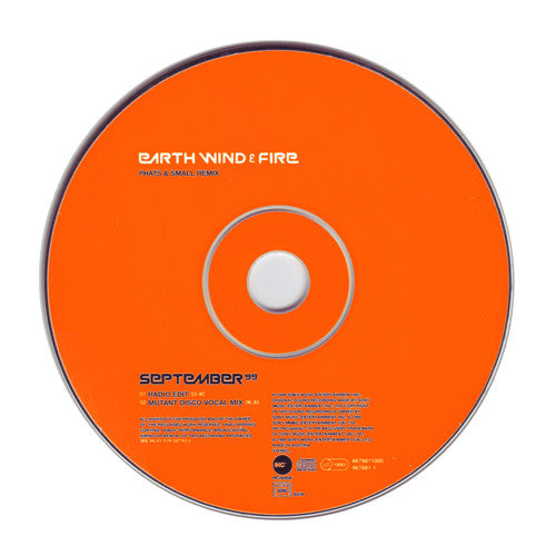 Earth, Wind & Fire : September 99 (Phats & Small Remix) (CD, Single)