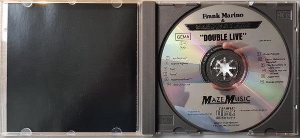 Frank Marino & Mahogany Rush : Double Live (CD, Album)