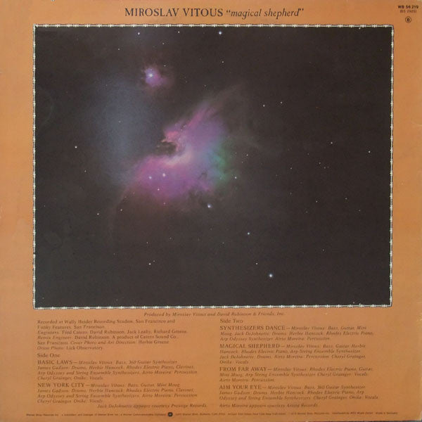 Miroslav Vitous : Magical Shepherd (LP, Album)