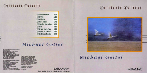 Michael Gettel : Intricate Balance (CD, Album)