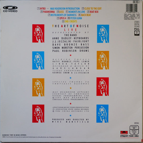 The Art Of Noise : In Visible Silence (CDV, 12", PAL, Sin)