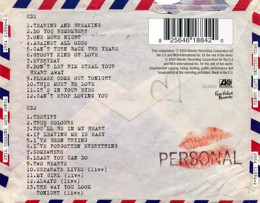 Phil Collins : Love Songs (A Compilation... Old And New) (2xCD, Comp)