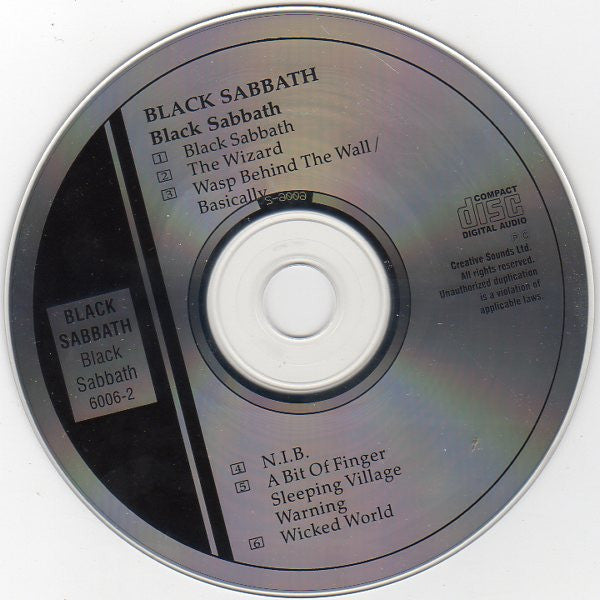 Black Sabbath : Black Sabbath (CD, Album, RE)