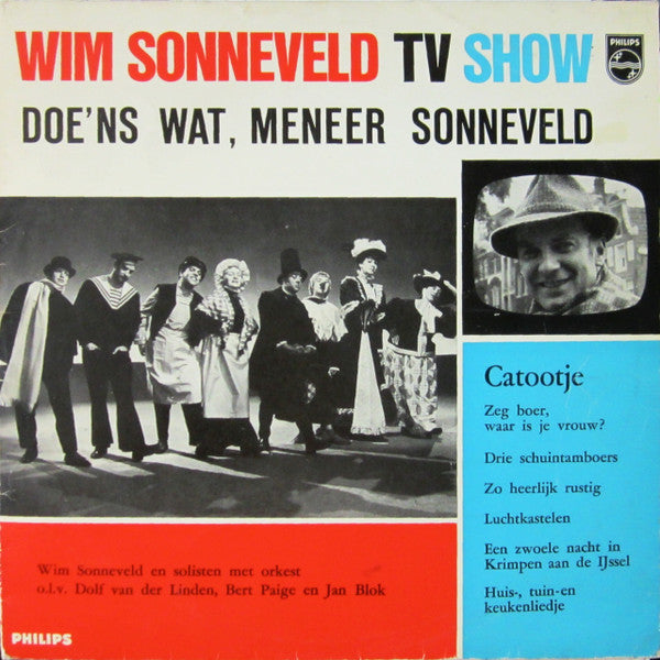 Wim Sonneveld : Wim Sonneveld TV-Show "Doe 'ns Wat, Meneer Sonneveld" (10", Album, Mono)