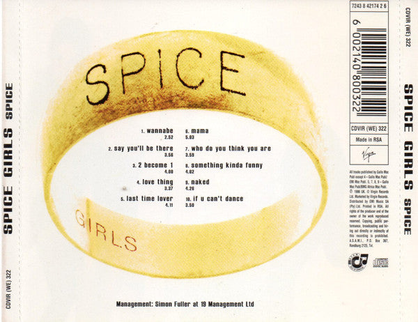 Spice Girls : Spice (CD, Album)