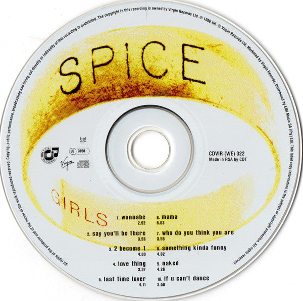 Spice Girls : Spice (CD, Album)