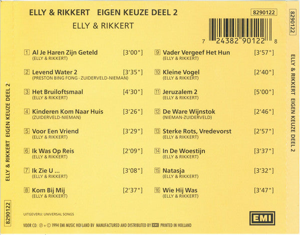 Elly & Rikkert : Eigen Keuze Deel 2 (CD, Comp)