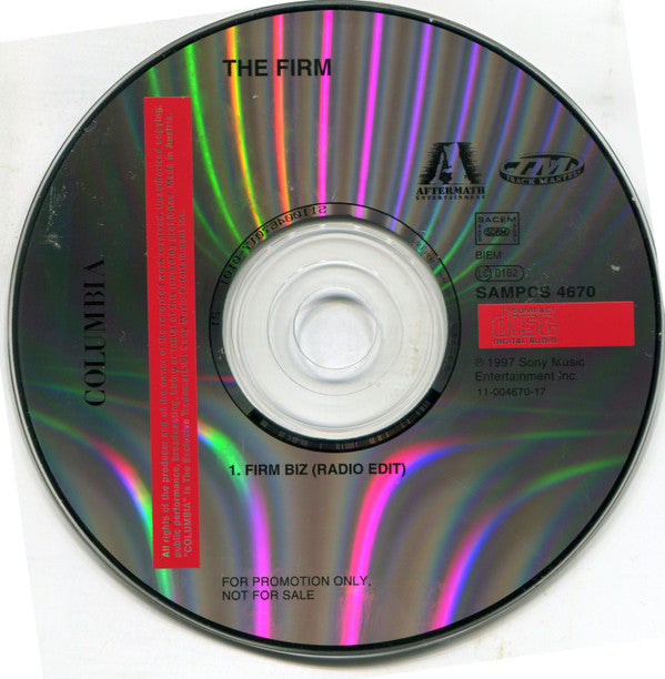 The Firm (6) Featuring Dawn Robinson : Firm Biz (CD, Single, Promo)