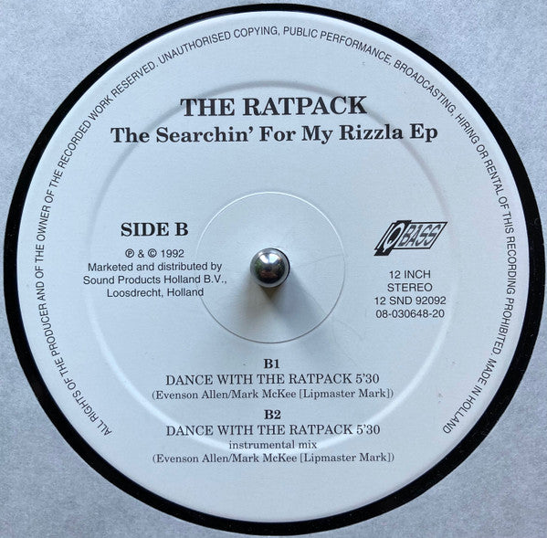 Ratpack : The Searchin' For My Rizla EP (12", EP)