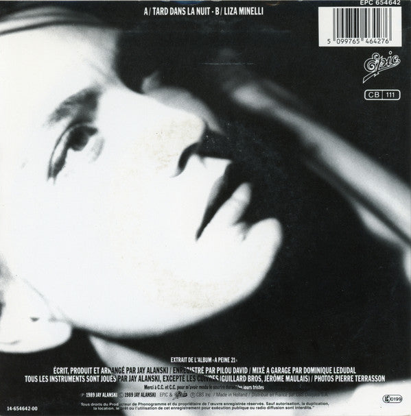 Jil Caplan : Tard Dans La Nuit (7", Single)