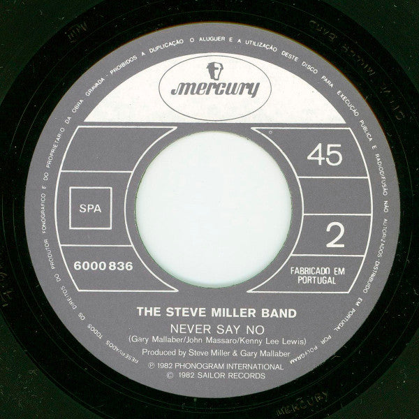 Steve Miller Band : Abracadabra (7", Single)