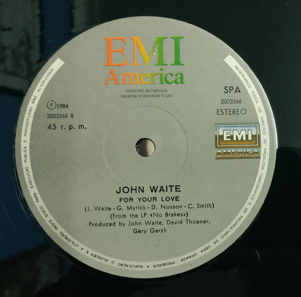 John Waite : Missing You (12", Maxi)