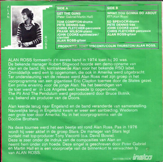 Alan Ross (2) : Get The Guns (7", Single)
