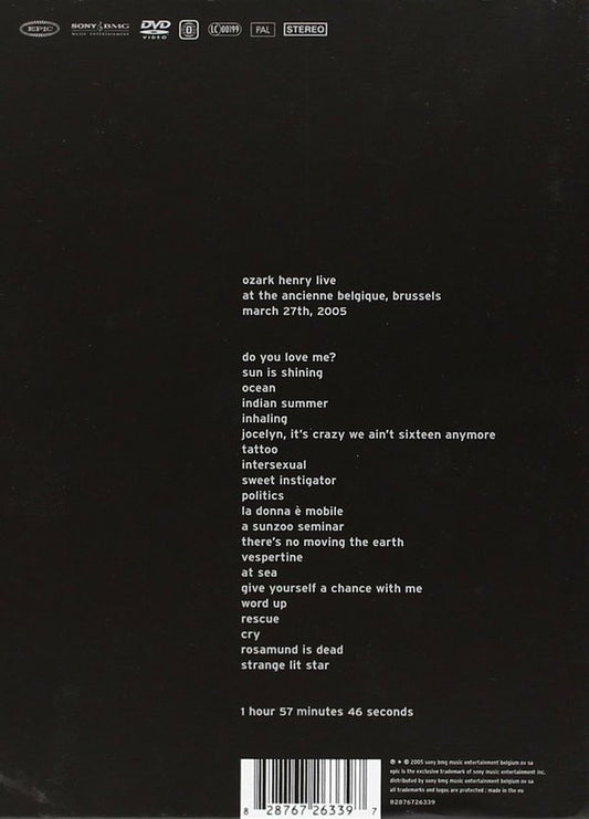 Ozark Henry : Easter Sunday - Live At The Ancienne Belgique, Brussels (DVD-V + Box)