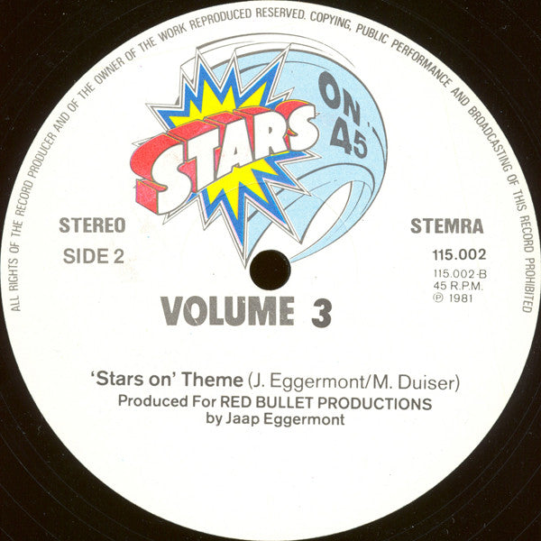 Stars On 45 : Stars On 45 Volume III (12", Maxi)