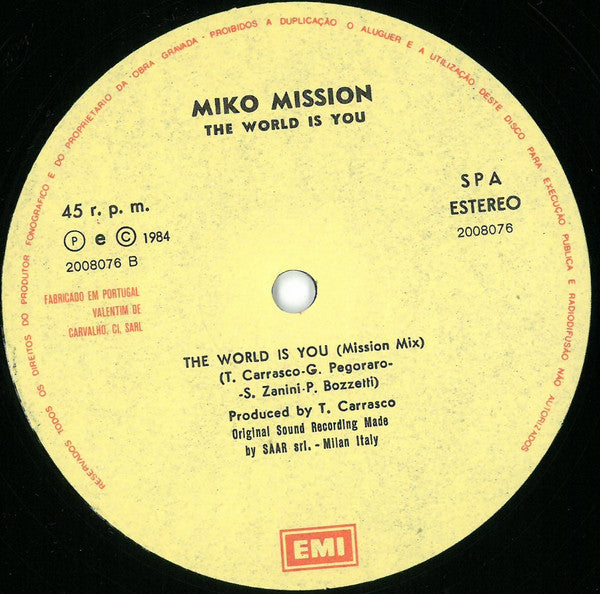 Miko Mission : The World Is You (12")
