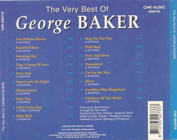 George Baker : The Very Best Of (CD, Comp)