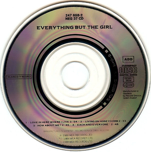 Everything But The Girl : Love Is Here Where I Live (CD, Mini, Single)