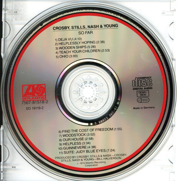 Crosby, Stills, Nash & Young : So Far (CD, Comp)