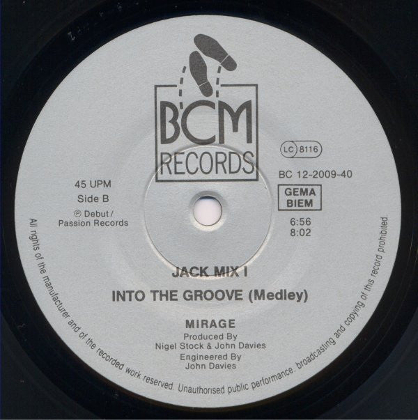 Mirage (12) : Jack Mix # 2 (12")