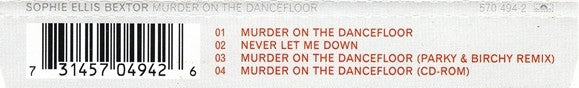 Sophie Ellis-Bextor : Murder On The Dancefloor (CD, Single, Enh)