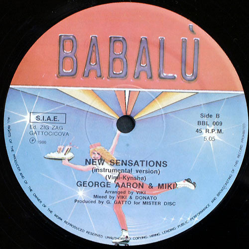 Miki & George Aaron : New Sensations (12", Single)