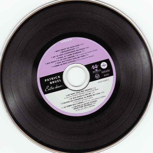 Patrick Bruel : Entre-Deux... (2xCD, Album, Enh, Jew)