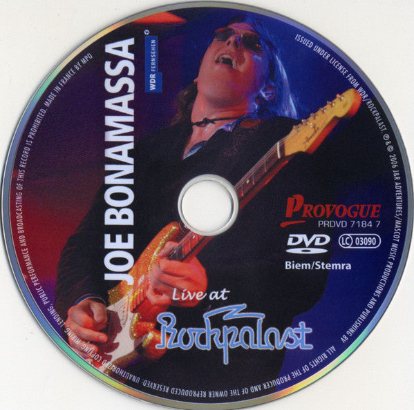 Joe Bonamassa : Live At Rockpalast (DVD-V, PAL)