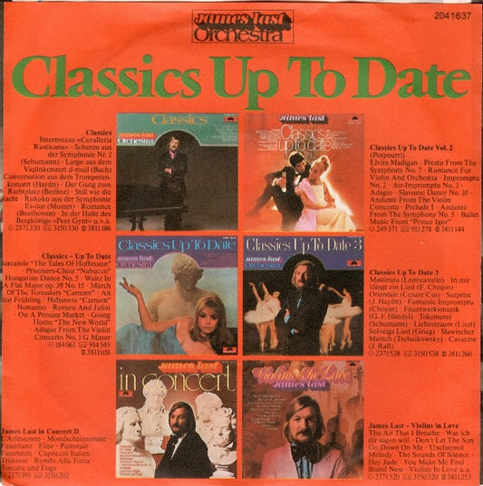 James Last : Romanze Für Violine Und Orchester Nr. 2 F-dur Op. 50 / Presto Aus Der Symphonie Nr. 7 A-dur Op. 92 (7", Single)