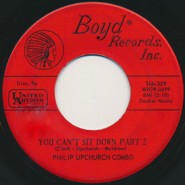 Phil Upchurch Combo : You Can't Sit Down (7", Single, Mono, Ind)