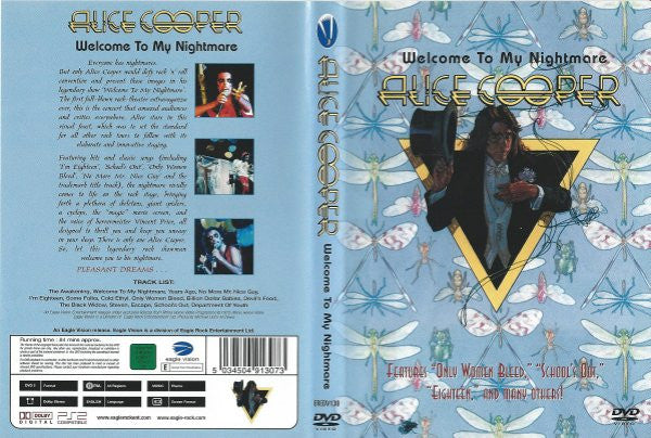 Alice Cooper (2) : Welcome To My Nightmare (DVD, PAL)