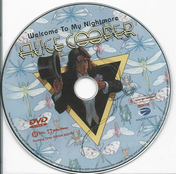 Alice Cooper (2) : Welcome To My Nightmare (DVD, PAL)